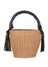 Woven Basket Bag, front view